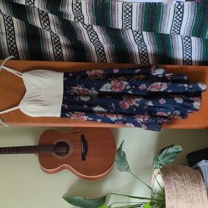 Floral high low dress